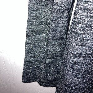 GAP black and silver sparkle knit dress